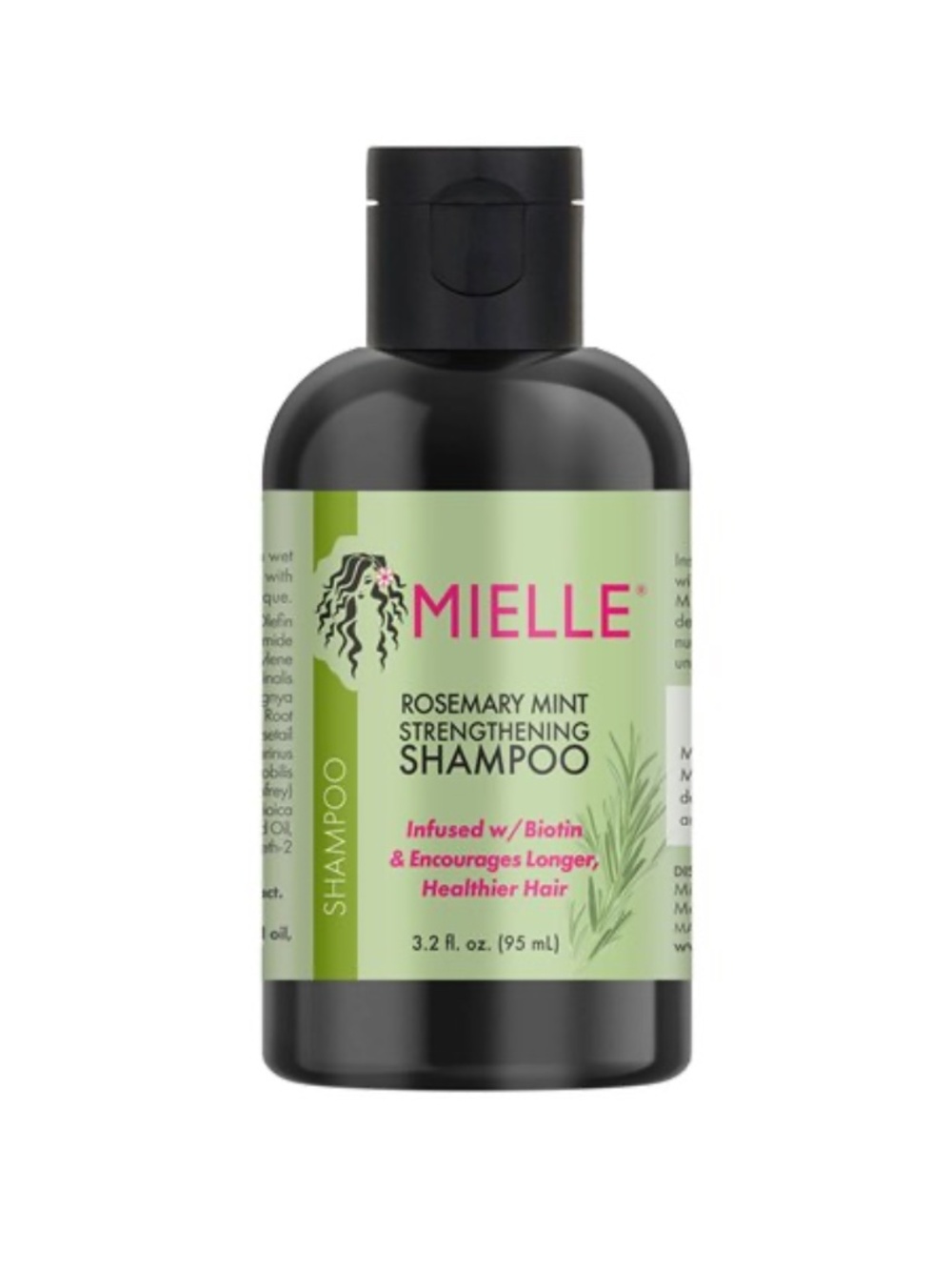 Mielle Rosemary Mint Strengthening Shampoo 3.2oz, Travel Sized, NWT